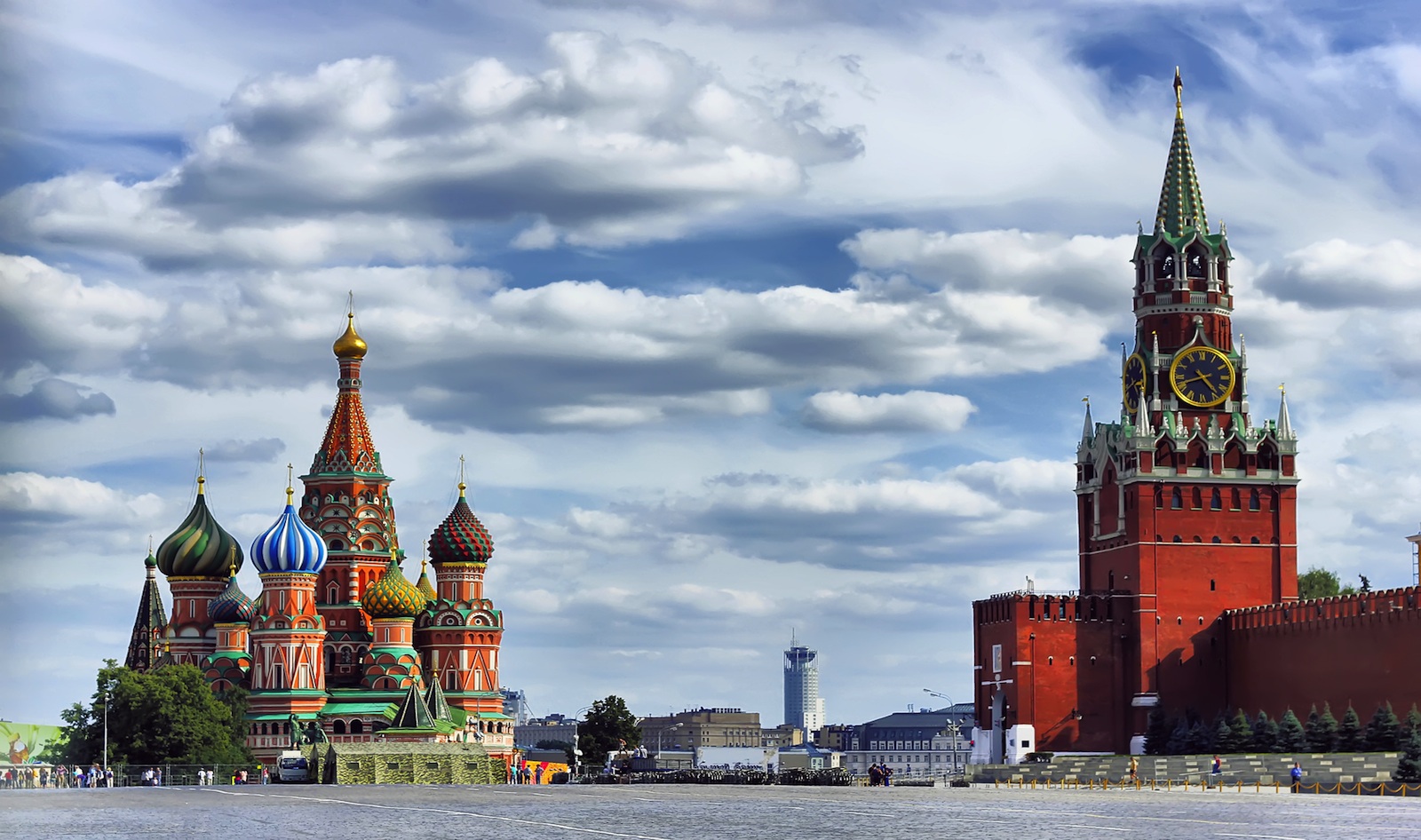 Вид на Красную площадь.Москва